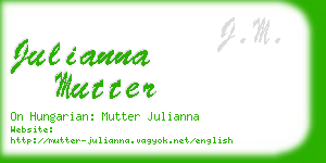 julianna mutter business card